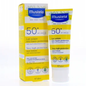 MUSTELA - LAIT SOLAIRE TRES HAUTE PROTECTION SPF 50+ 40ML