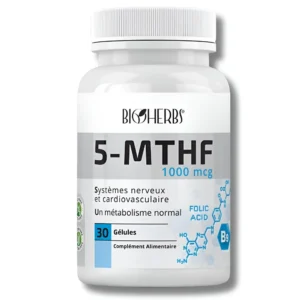 BIOHERBS - 5-MTHF VITAMINE B9 30 GÉLULES