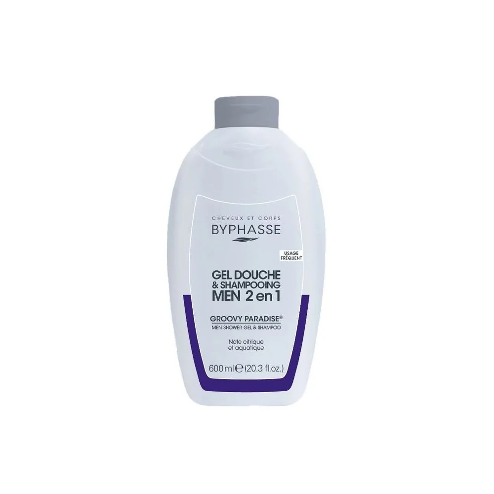 Byphasse shampooing gel douche 2en1 Groovy Paradise 600ML