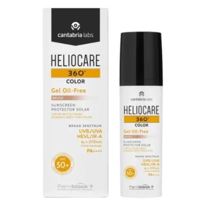 Cantabria Labs Heliocare 360° Oil-Free beige, photoprotecteur pour peaux grasses 50ml